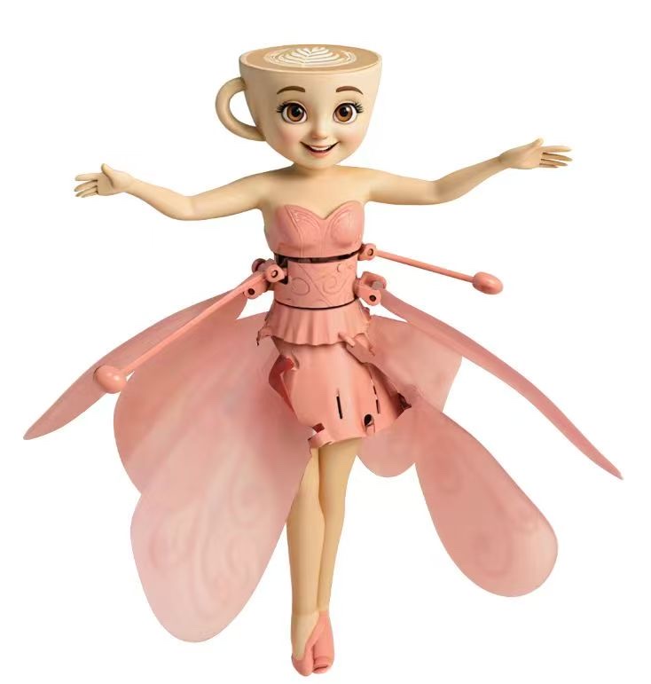 儿童玩具热卖娃娃悬浮飞天手势发光小飞仙地摊感应飞行器飞行玩具 实验室教具玩具玩具玩具玩具