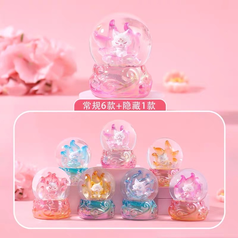 灵瑞仙狐65#带灯树脂配件潮玩盲盒