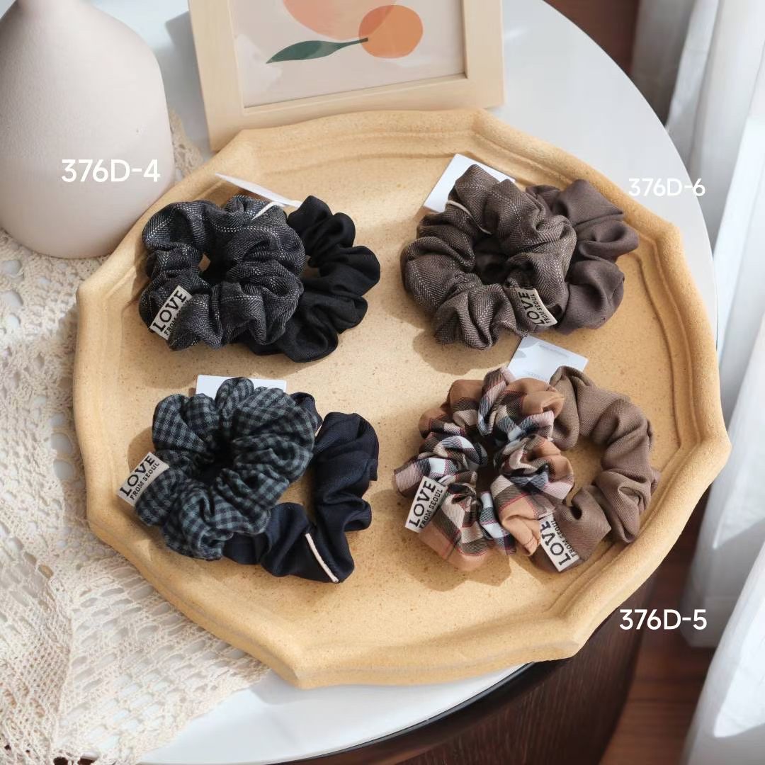 时尚饰品发圈大肠头绳方巾发圈百搭发饰发带女生发饰品潮流配件