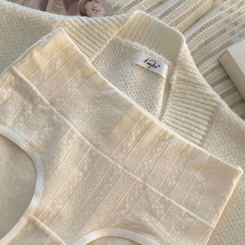 【7A Antibacterial 】 High-waisted underwear for Women, antibacterial Class A, antibacterial base, seamless, comfortable, female student, women's triangle pants, high-waisted, comfortable for women undefined
