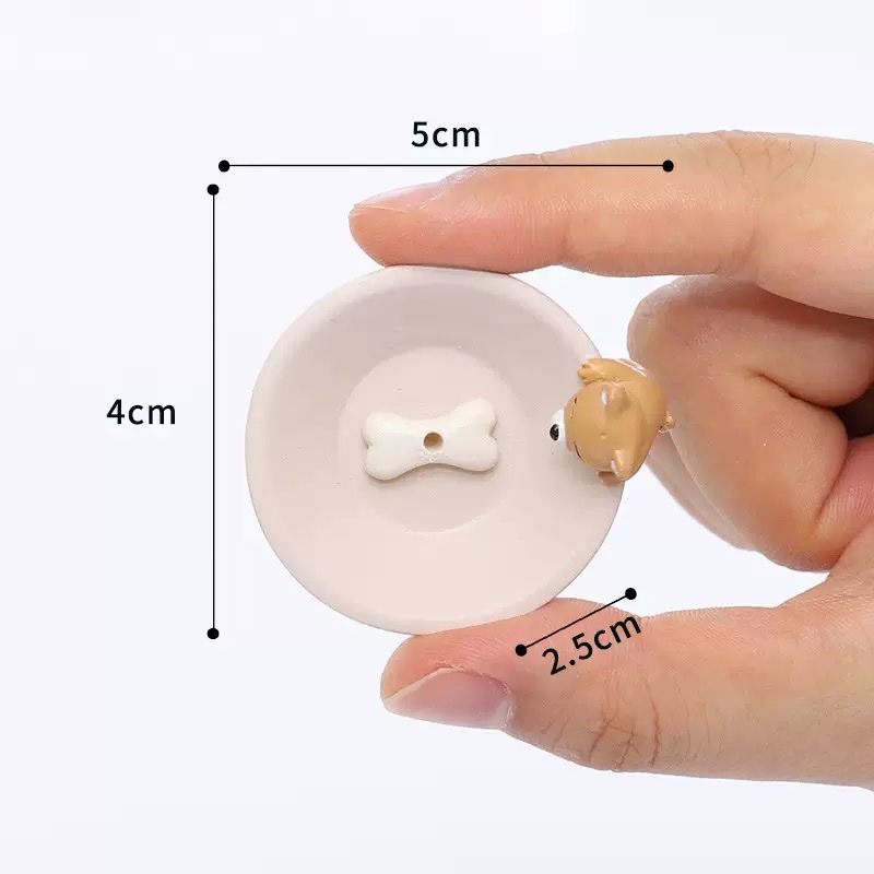 Incense burner set, incense burner accessories, aroma diffuser incense burner, incense ceremony supplies, aroma diffuser incense burner combination, suitable for shaped incense burners, aroma diffuser incense burner accessories, cartoon animal incense holders, handicraft ornaments, creative incense holders, incense burners, indoor home furnishings Application Scenario