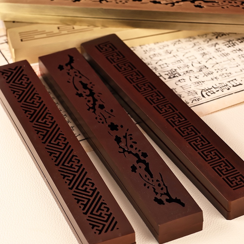 Incense burner set, Guanyin-shaped incense burner accessories, incense products, long-lasting fragrance, incense burner, incense holder, incense ceremony products, pure brass horizontal incense box, copper wire incense box, agarwood sandalwood incense box, household incense burner, portable hollow incense box, tea detail image 3