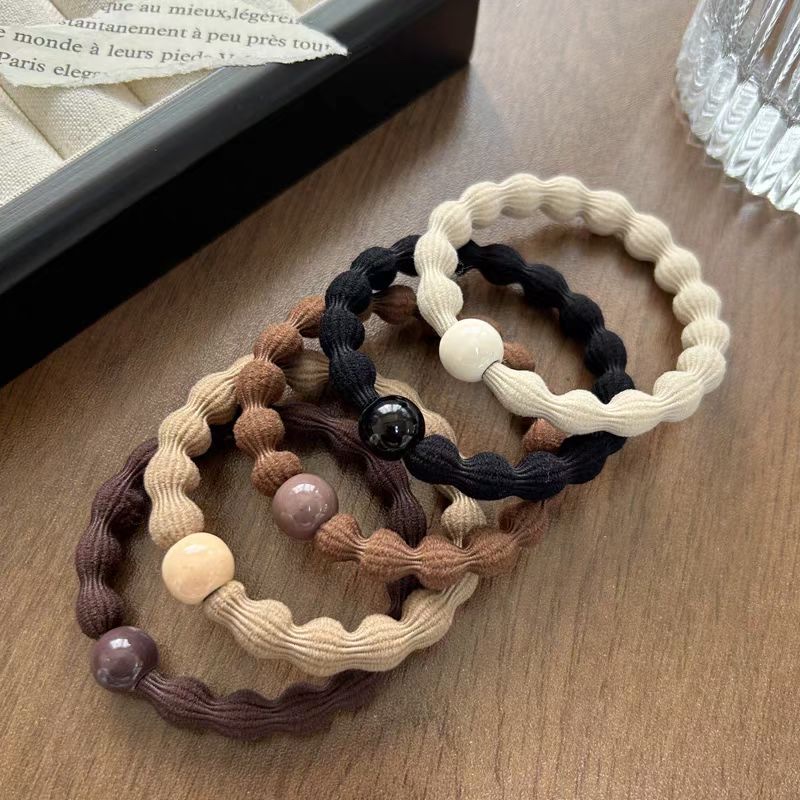 Korean-style women's hair tie, hair band, hair tie, leather band, fashionable and versatile, simple hair accessory, women's hair accessory in multiple colors to choose from, hair tie, hair band, leather band, women's Korean-style hair tie, women's Korean-style hair tie detail image 4