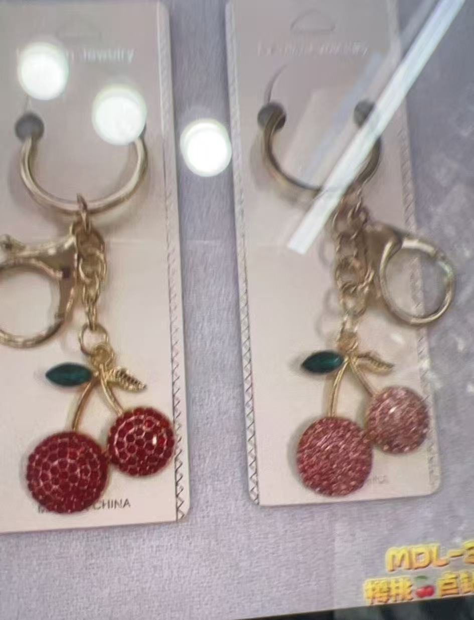 镶钻钥匙扣钥匙挂镜子款时尚创意礼品多功能配饰钥匙扣钥匙扣