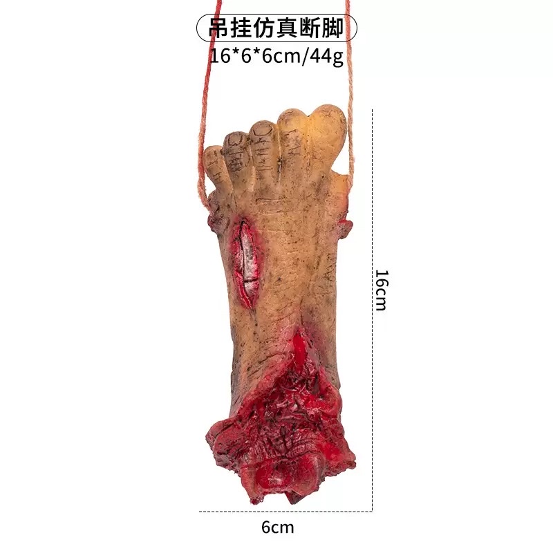 Halloween decoration props, realistic broken hands and feet chain, prank haunted house venue decoration props manufacturer wholesale horror simulation toy ornaments detail image 3