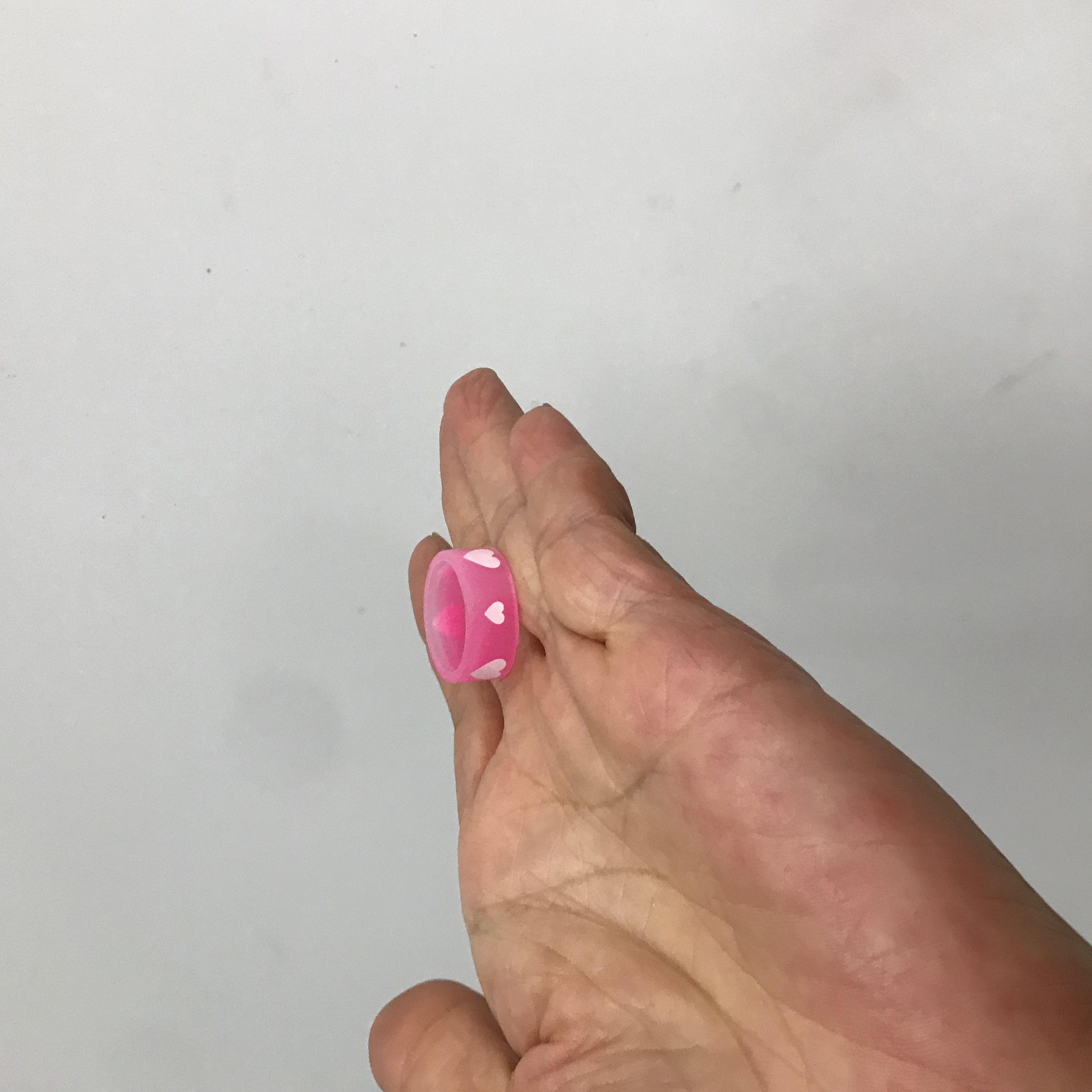 硅胶材质浅粉白色 full figure