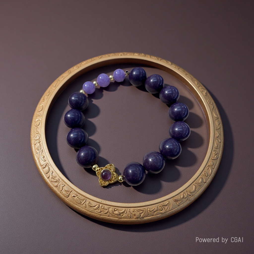 A string of fragrant beads with purple qi coming from the east detail image 3