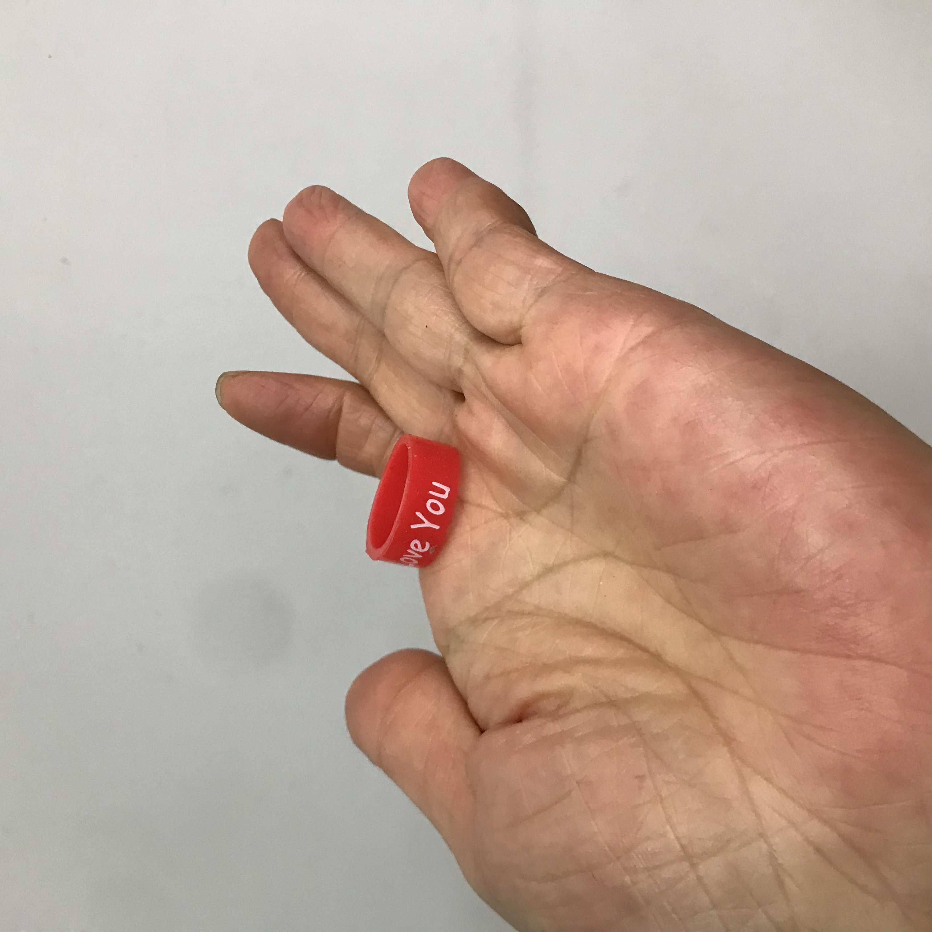 硅胶红白色 details Picture