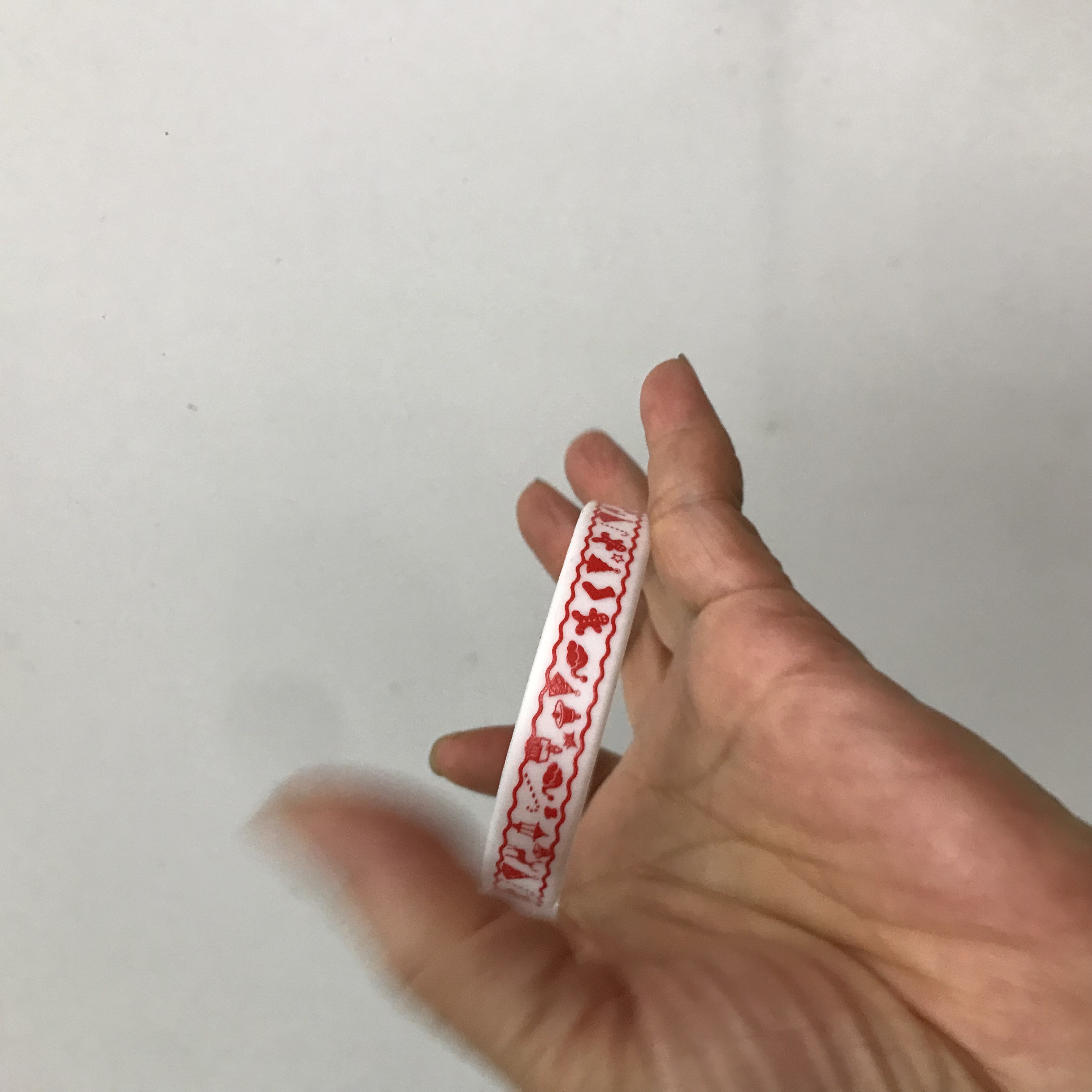 硅胶白色大红 details Picture