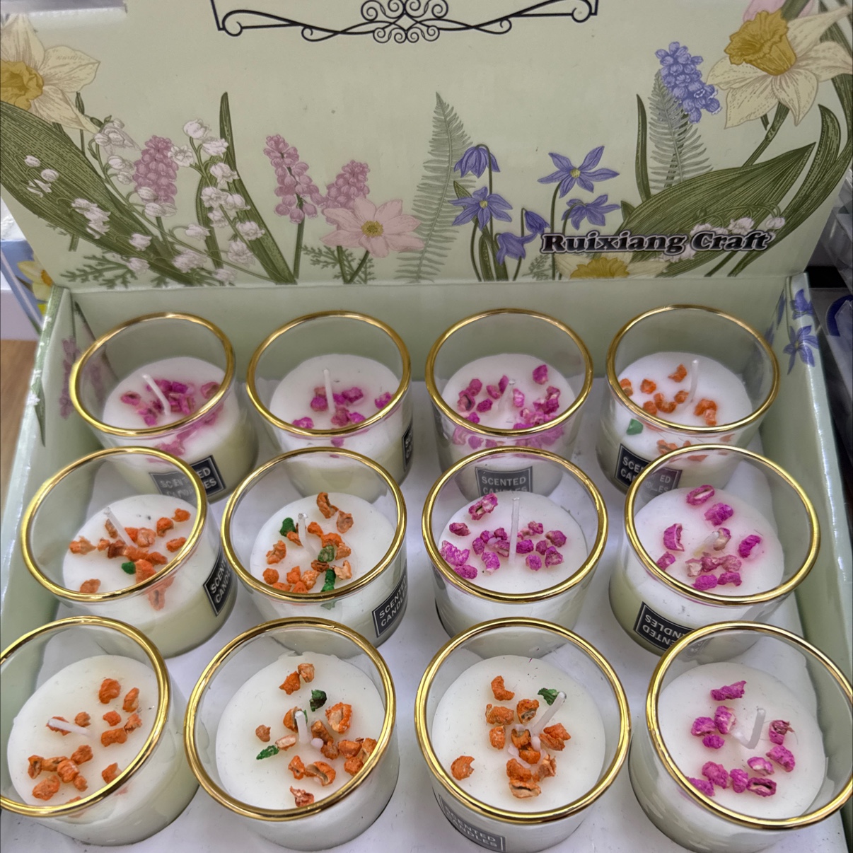 工艺蜡烛 玻璃杯蜡烛 香薰蜡烛 金边蜡烛 情人节礼品