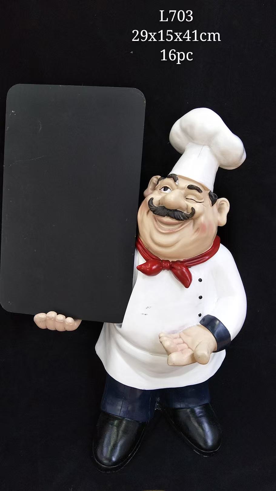 树脂厨师摆件
