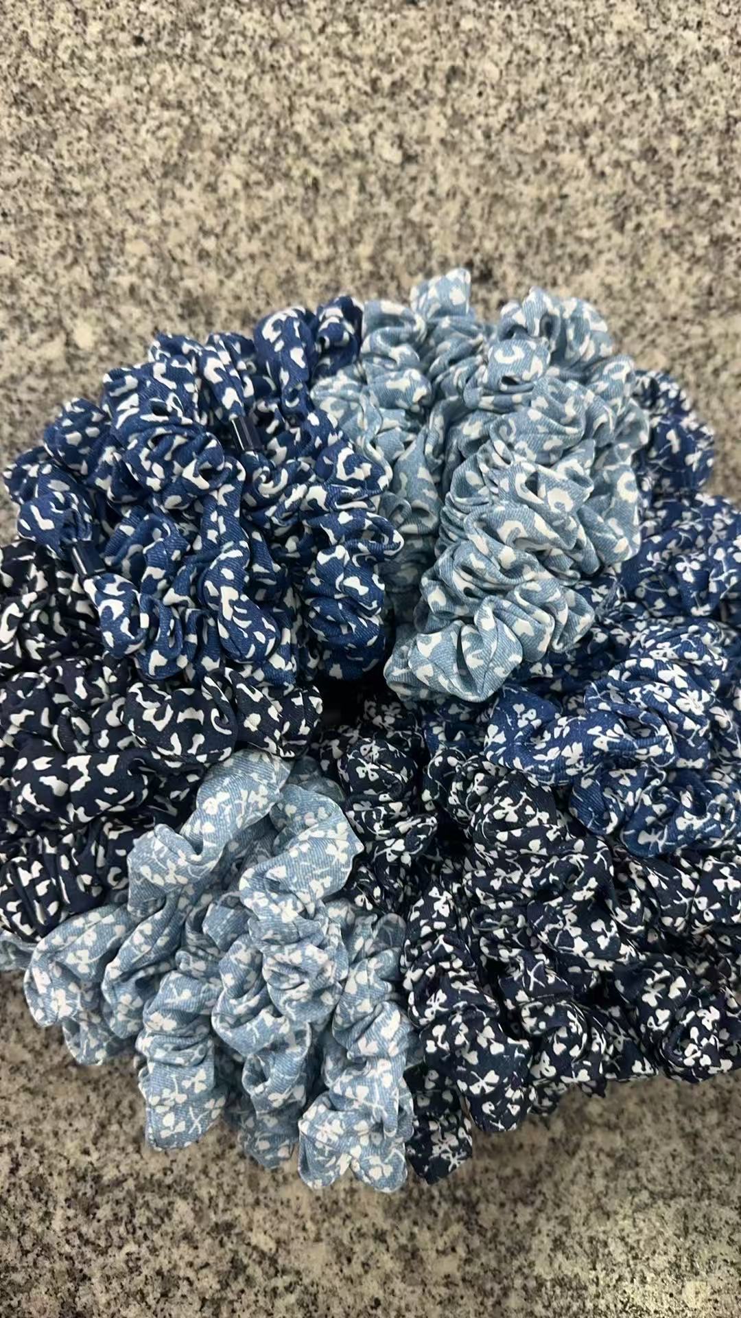 韩版女士拼接发绳头绳扎头绳皮筋时尚百搭发饰女用简约柔软多色装饰品