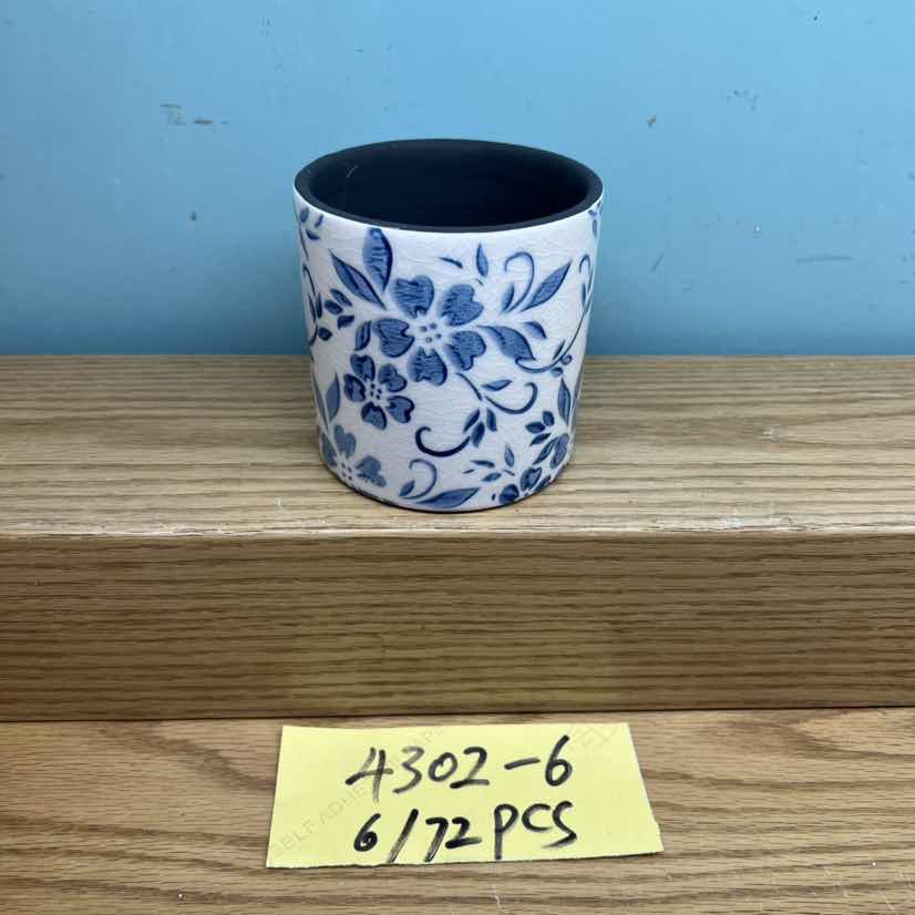 青花瓷陶瓷花瓶水培摆件木架装饰花瓶艺术品家居摆设创意盆栽