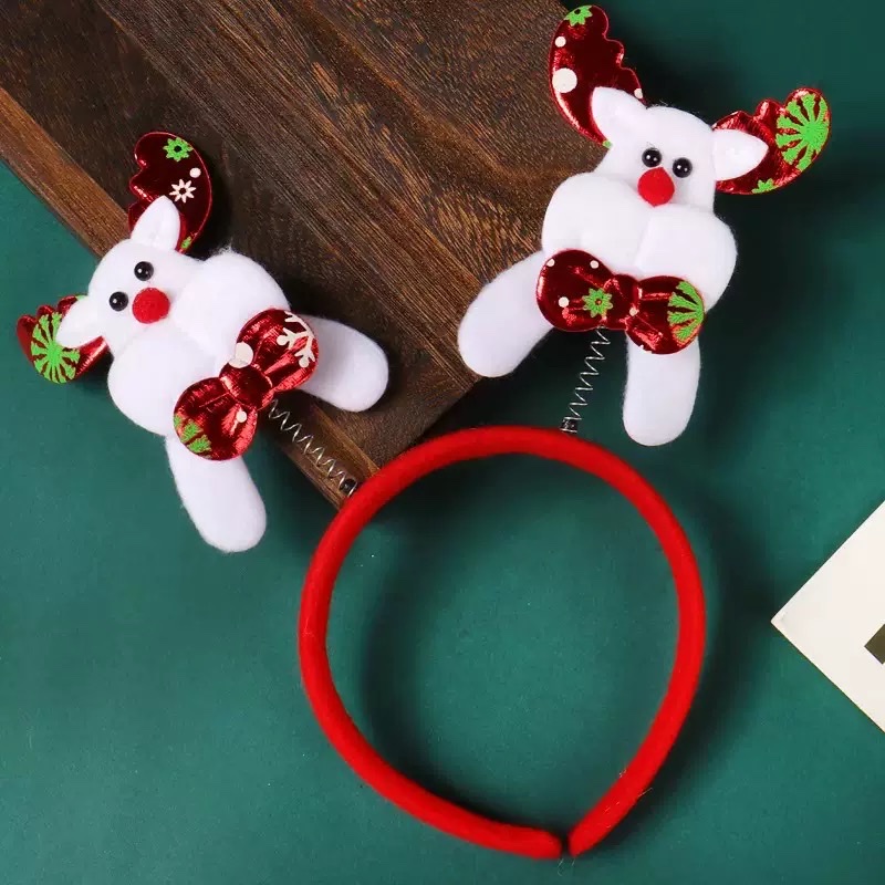 新款圣诞节发箍儿童成人雪人鹿角头饰节日装饰头卡发夹欢乐气氛详情图13