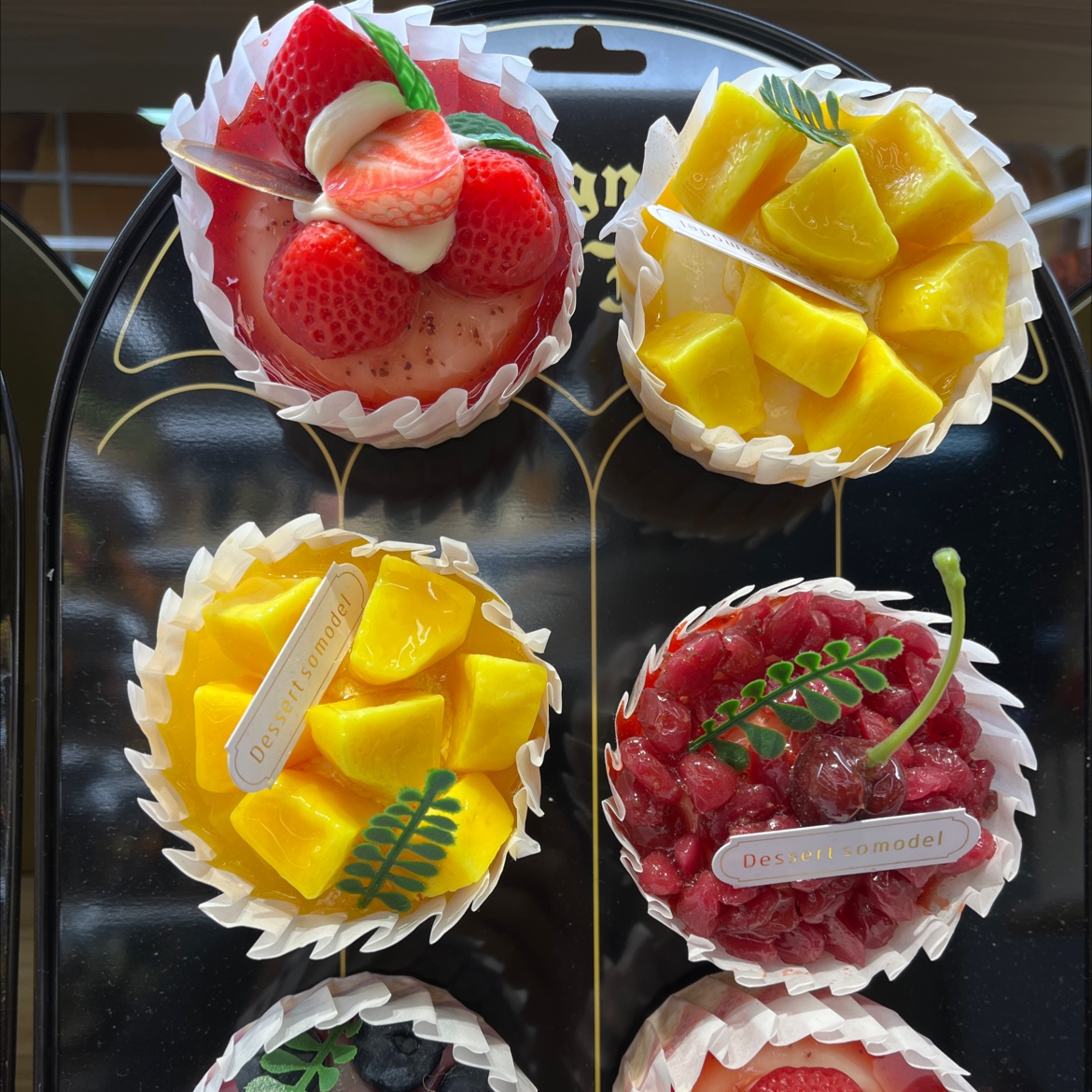 水果纸杯仿真蛋糕 DI Y潮流创意食玩 冰箱贴 家居小摆件仿真蛋糕