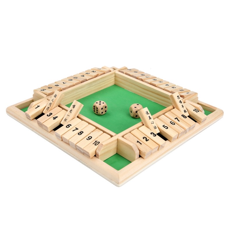 Wholesale of popular party interactive puzzle drinking game toys, board game cards, four-sided number flipping drinking game props Item Picture