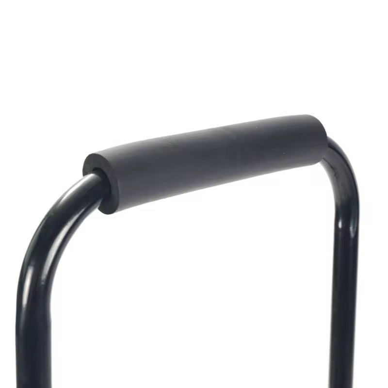 Large Folding Red-Wheeled Small Trolley For Household Express Delivery, Light And Convenient, Hand-Pulled Trolley, Luggage Trolley, Handlebar Trolley, And Grocery Shopping Trolley Item Picture