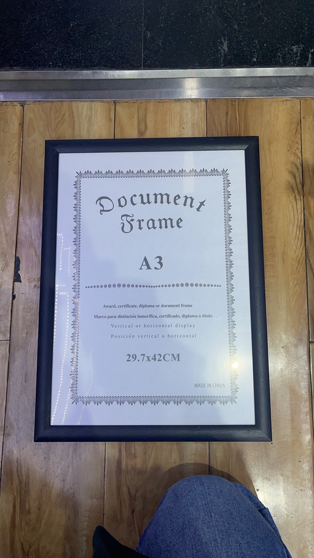 经典证件相框，横竖两用，多色可选相框画框像框