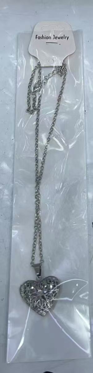 不锈钢珍珠水钻瓜链项链女简约时尚百搭首饰礼物项链