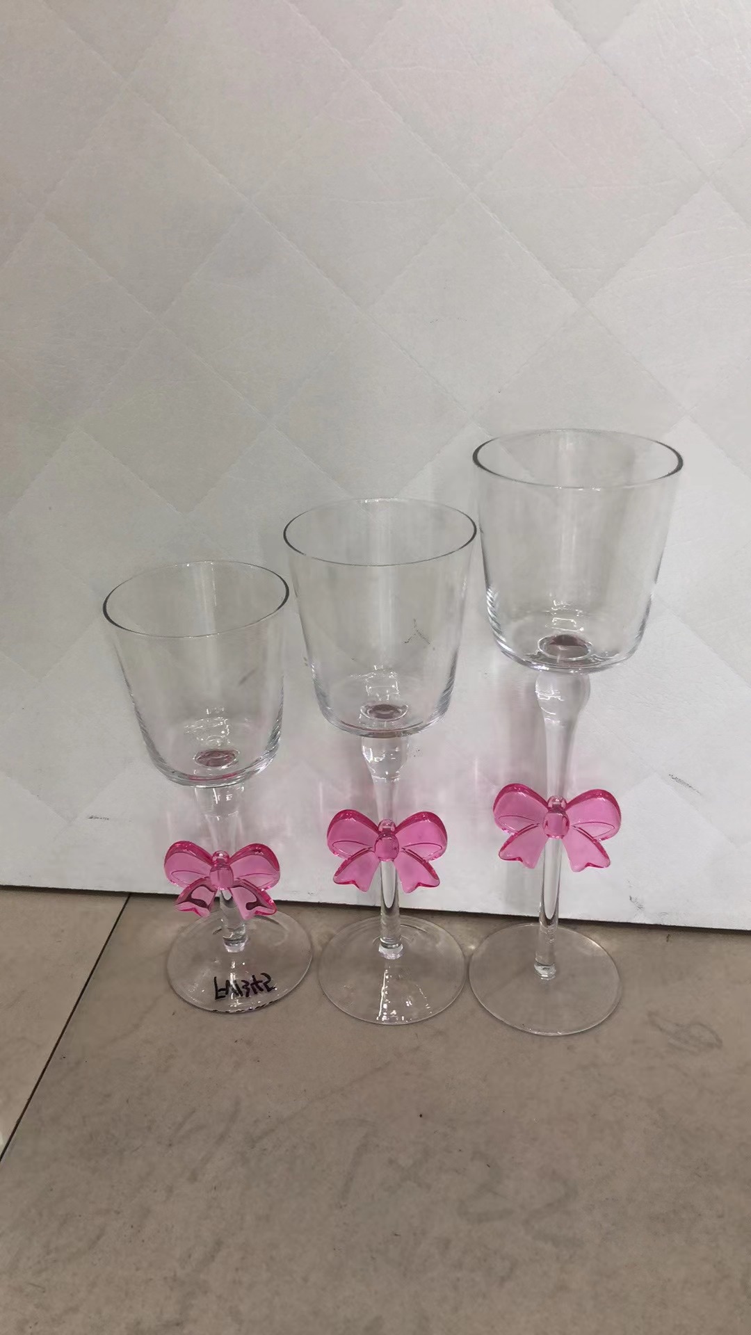 Glassware, glass cover, glass craft candlestick Specification image