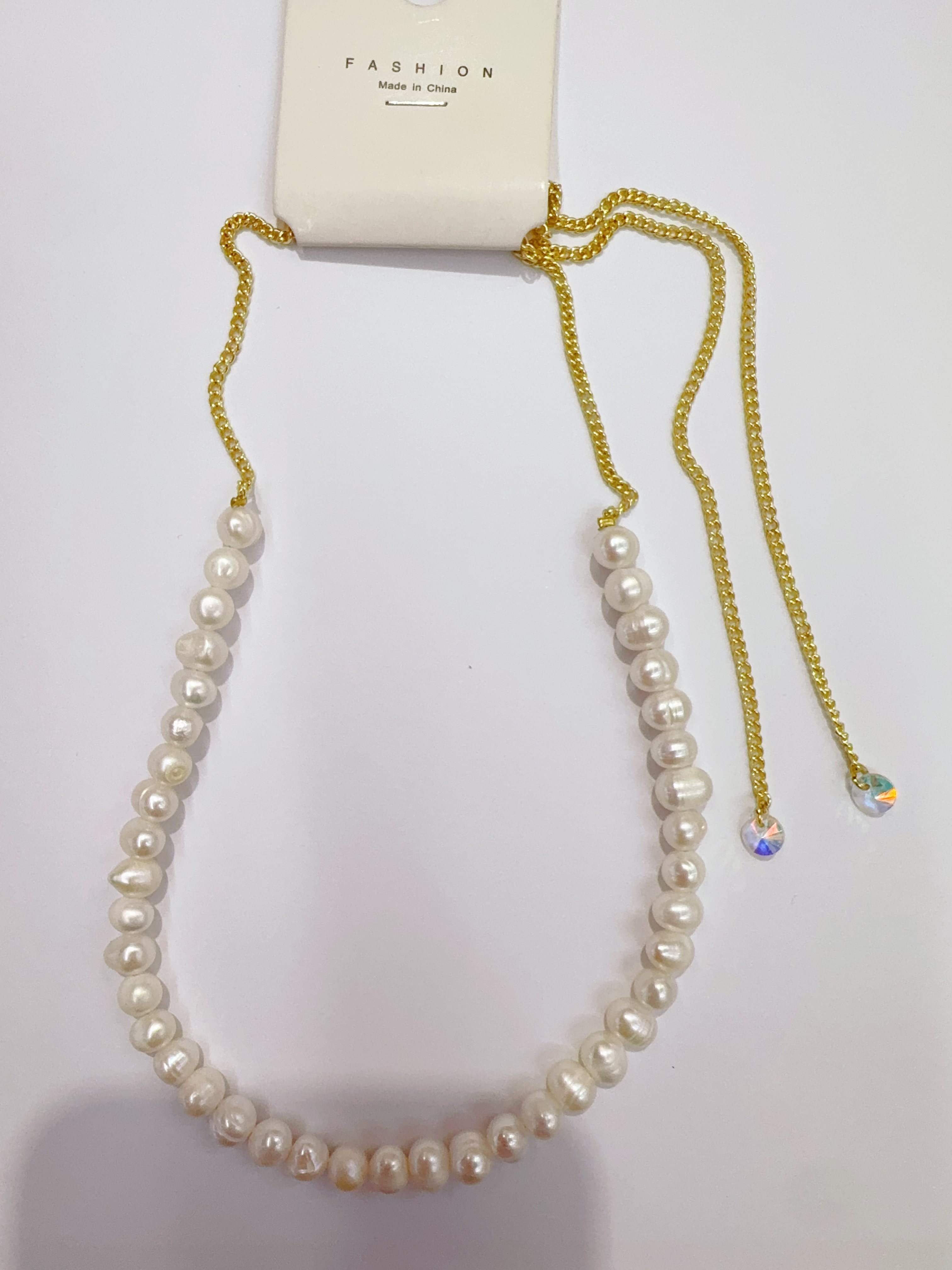 淡水珍珠项链时尚简约百搭气质项链女士时尚项链饰品