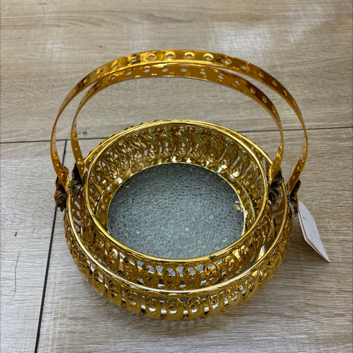 三角洲黄铜老铜器黄金手机贴沙金工艺品复古手工装饰品收藏品工艺品