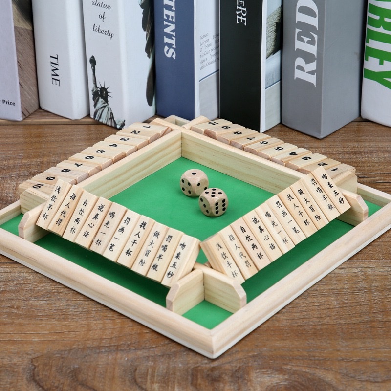 Wholesale of popular party interactive puzzle drinking game toys, board game cards, four-sided number flipping drinking game props Specification image