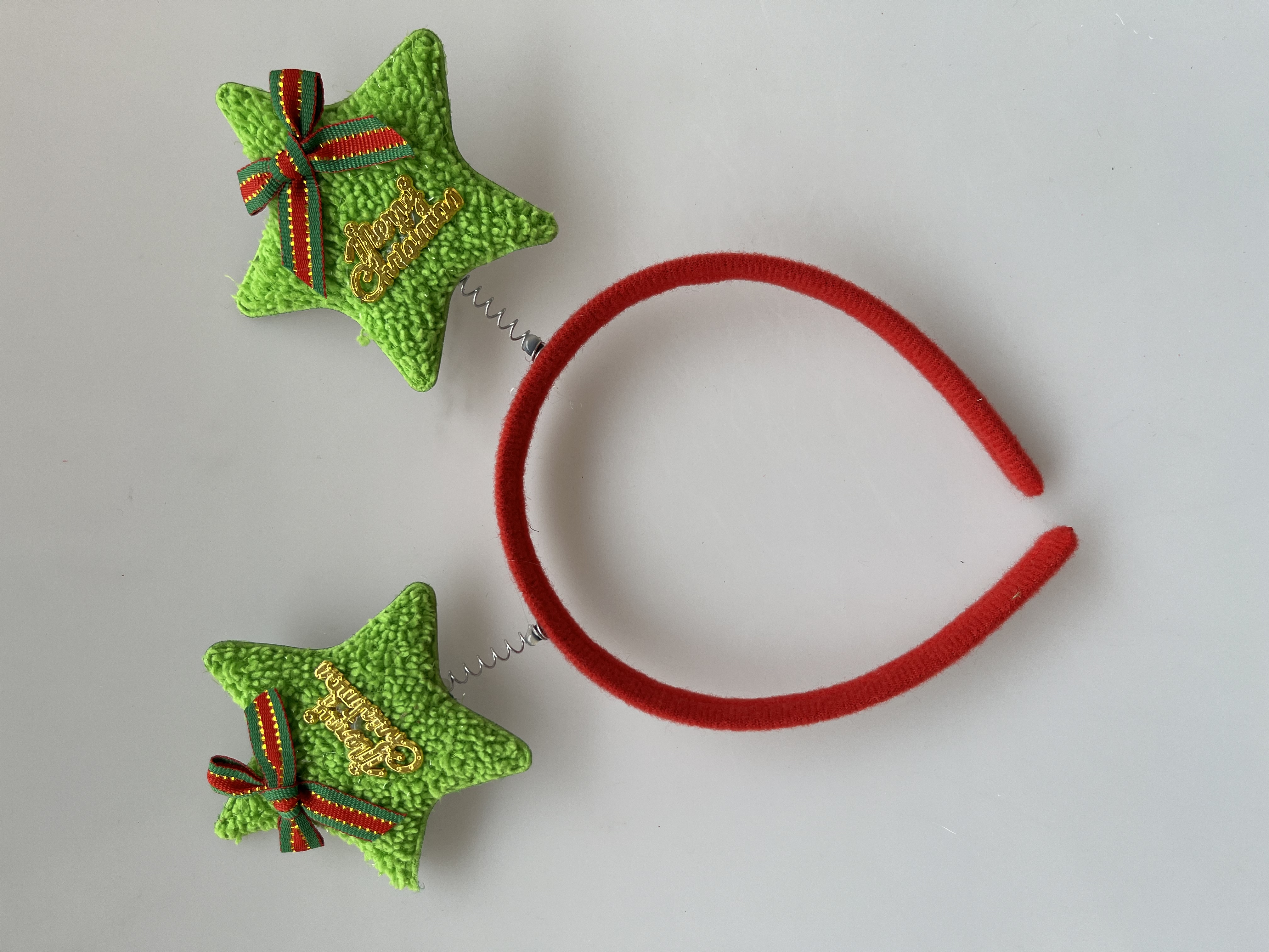 圣诞发箍头饰五角星头发装饰产品图