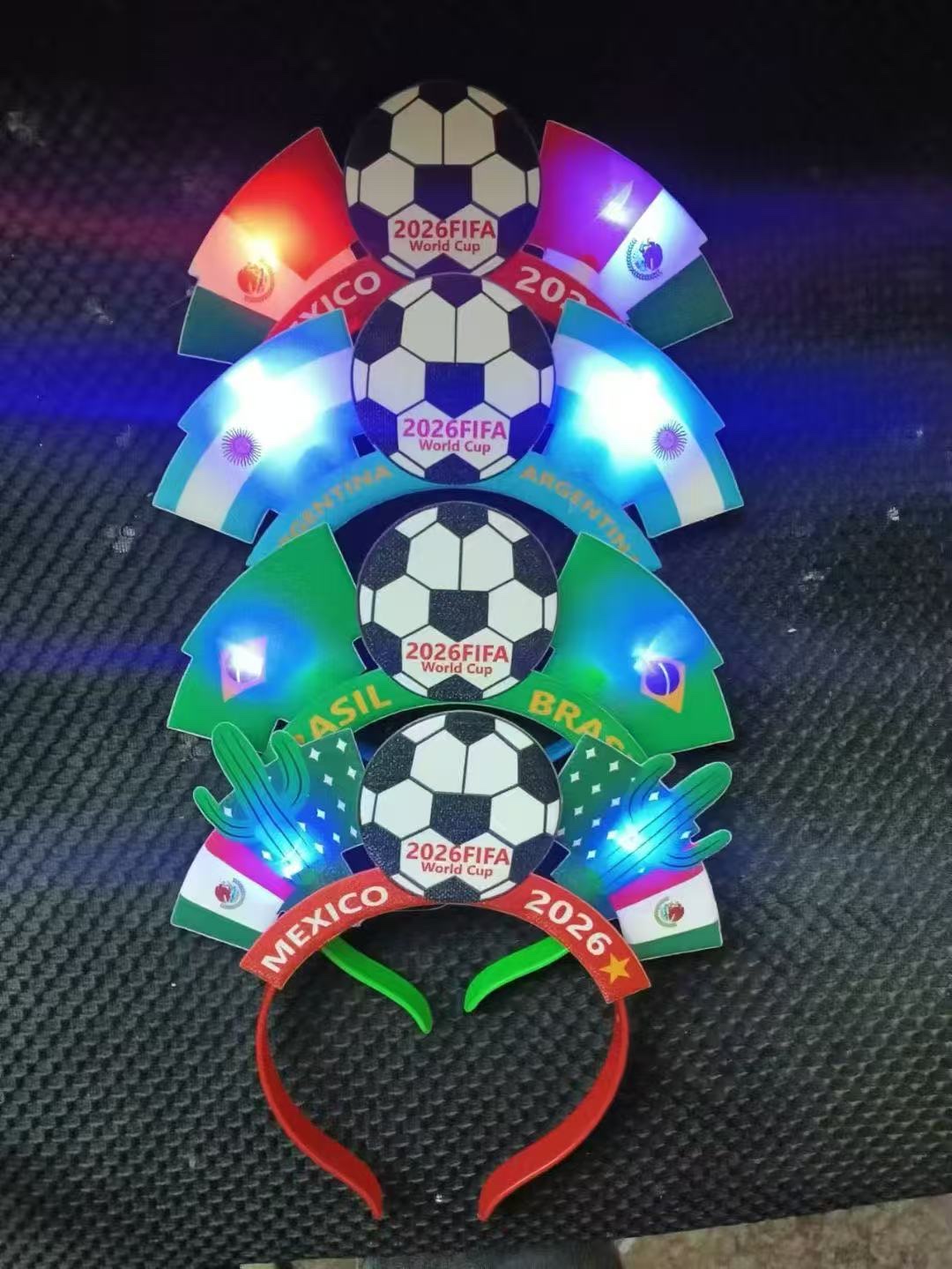 发光发亮足球⚽️头饰