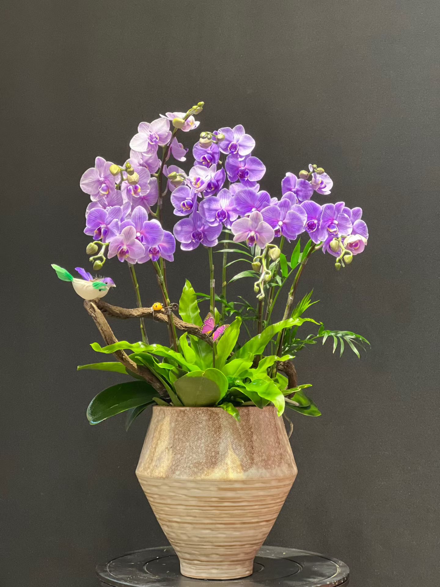 陶瓷摆件大号花盆陶瓷花茶具套装创意家居装饰陶瓷工艺品礼品陶瓷摆件