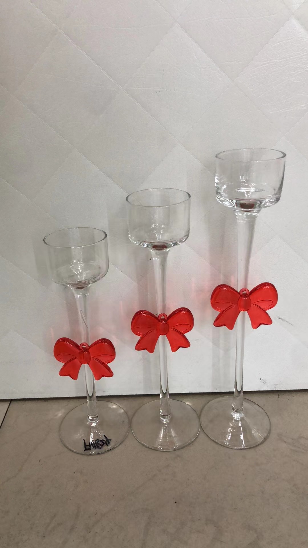 Glassware, glass cover, glass craft candlestick detail image 4