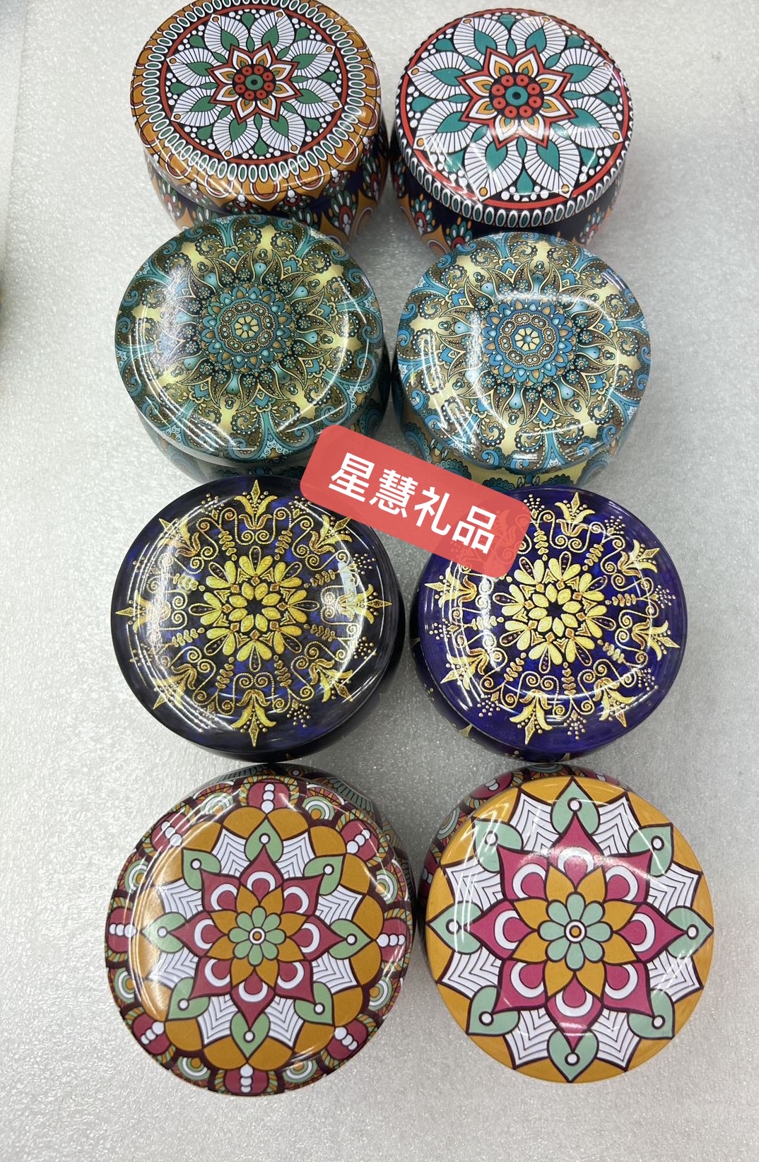香薰蜡烛罐子，铁盒小糖果盒必备礼品盒铁盒工艺品工艺品详情图5