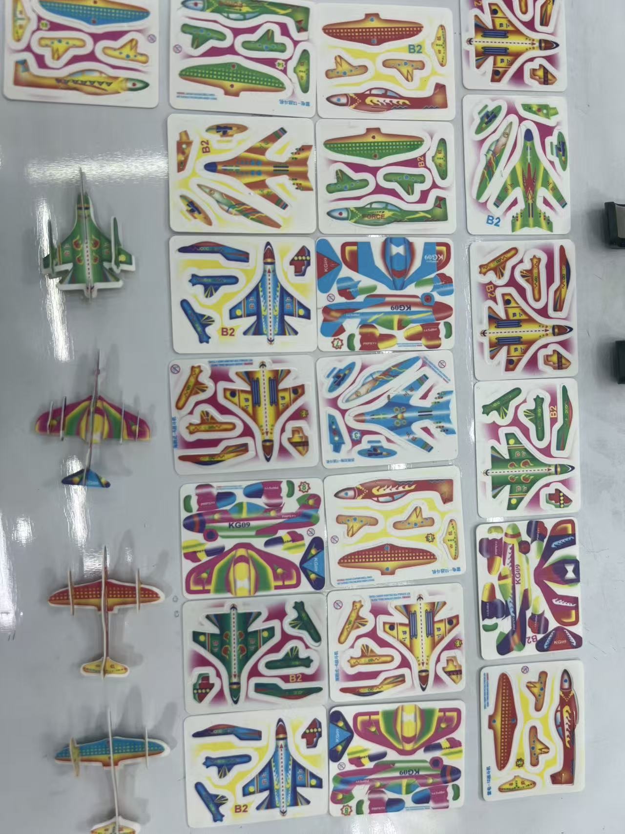The children's cartoon 3D jigsaw puzzle toy, the educational assembly fun jigsaw puzzle, is suitable for children's educational games details Picture