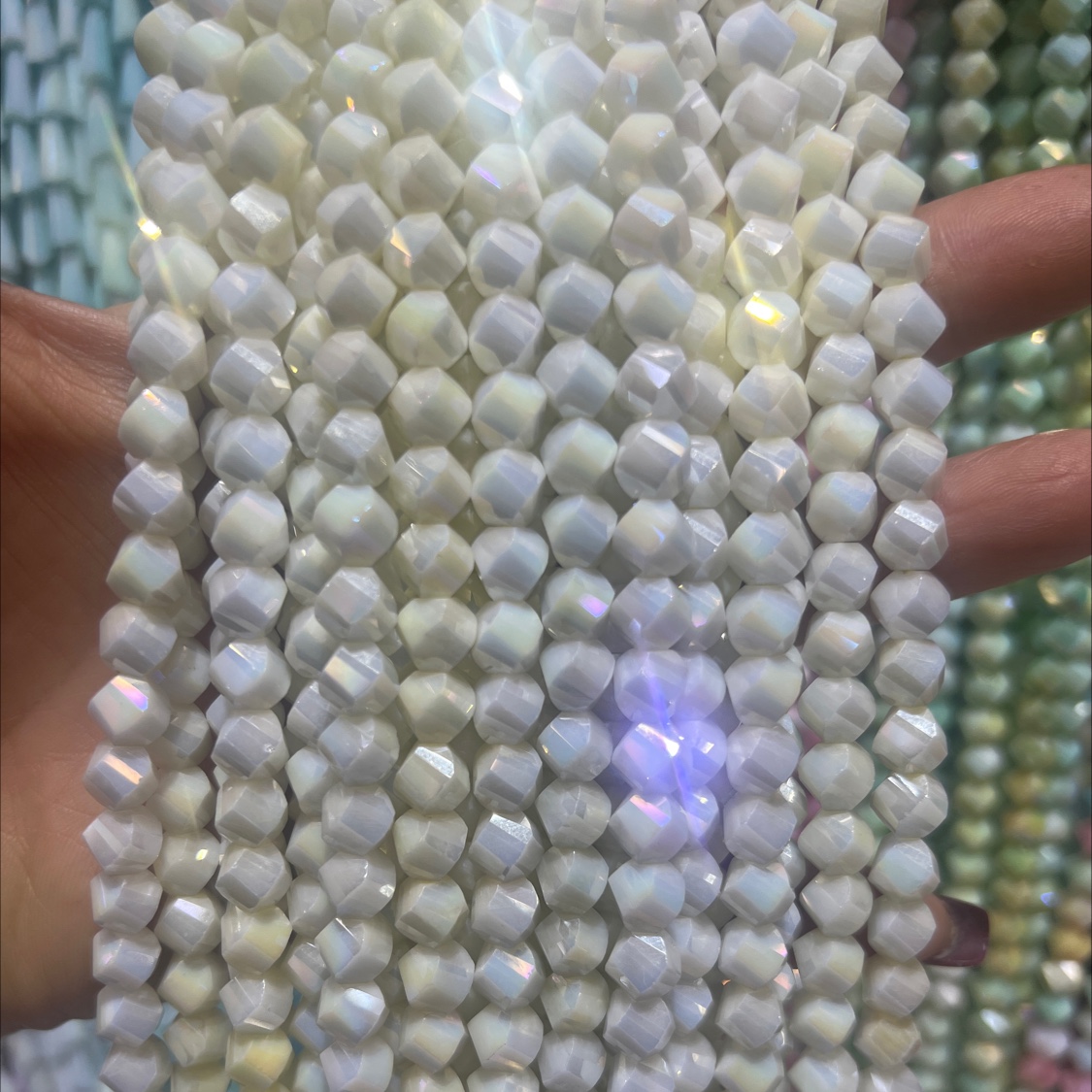 彩带儿童扭扭棒成品织标黑色蕾丝边珠子椭圆装饰多款可爱手工配件产品图