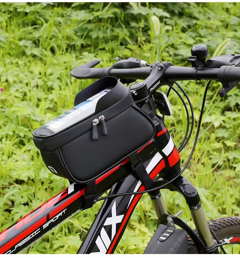 Bicycles, mountain bikes, road bikes, management bags, mobile phone bags, storage bags, portable bags, women's and men's cycling bags details Picture