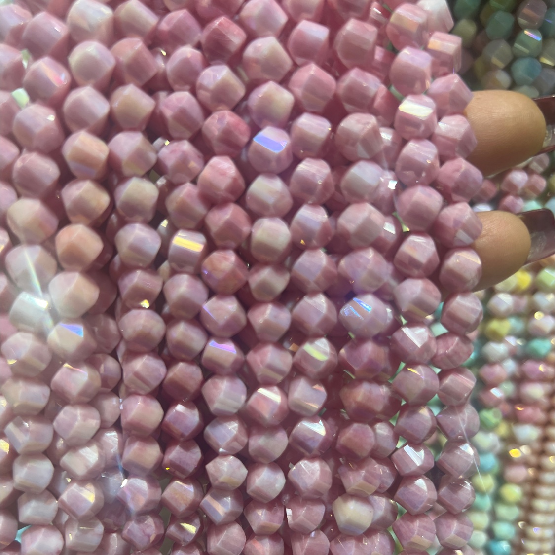 彩带儿童扭扭棒成品织标黑色蕾丝边珠子椭圆装饰多款可爱手工配件细节图