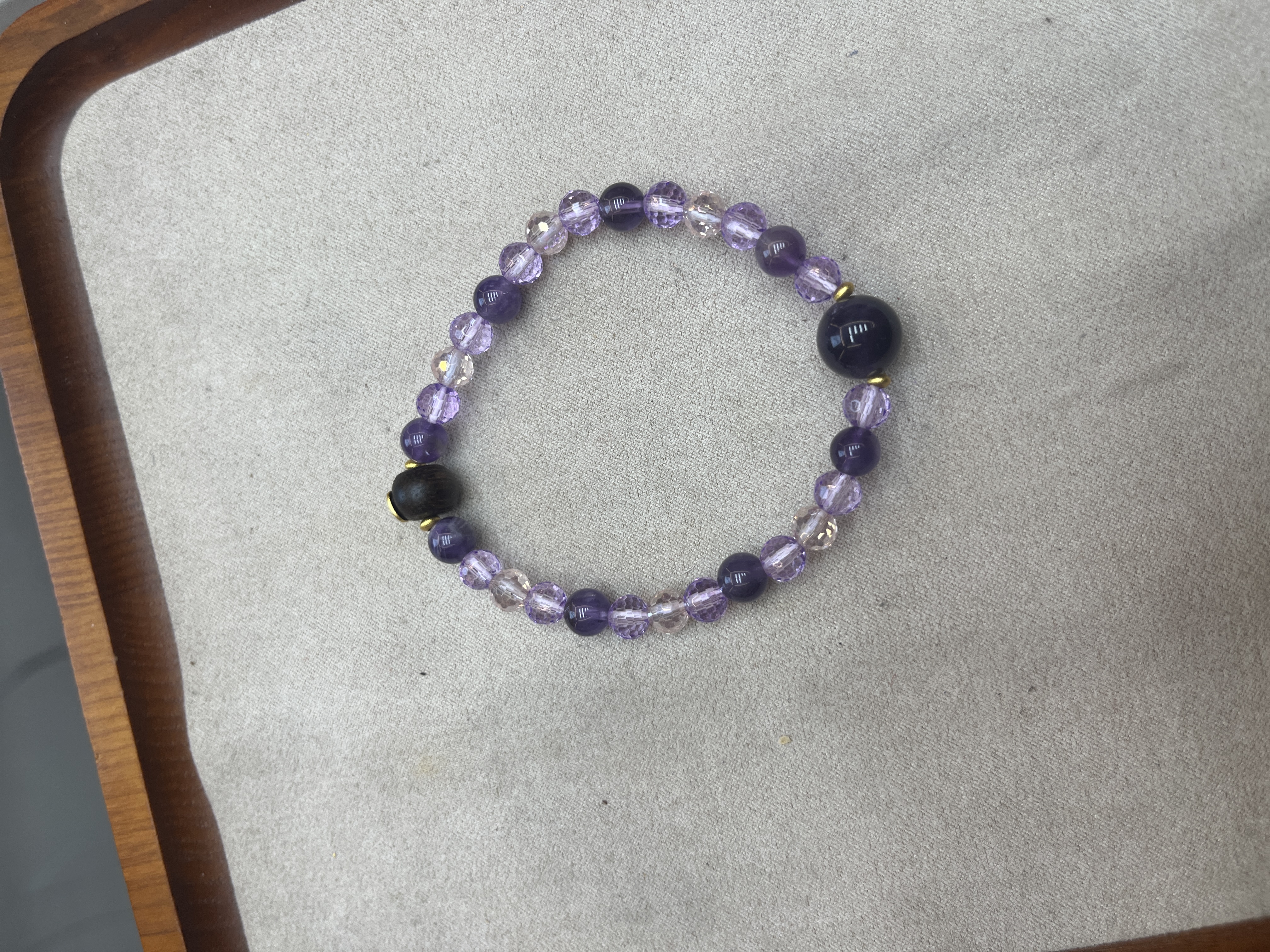 紫水晶手串，工艺品，水晶手串，文玩