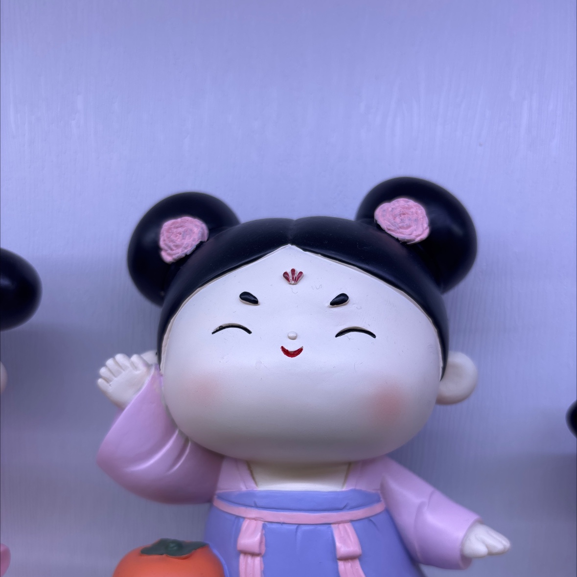 树脂配件汽车摆件家居喜庆摆件潮玩盲盒创意装饰品礼品多款任选国潮古风可爱娃娃摆件家居办公室桌面小摆件汉服公仔手办树脂公主 