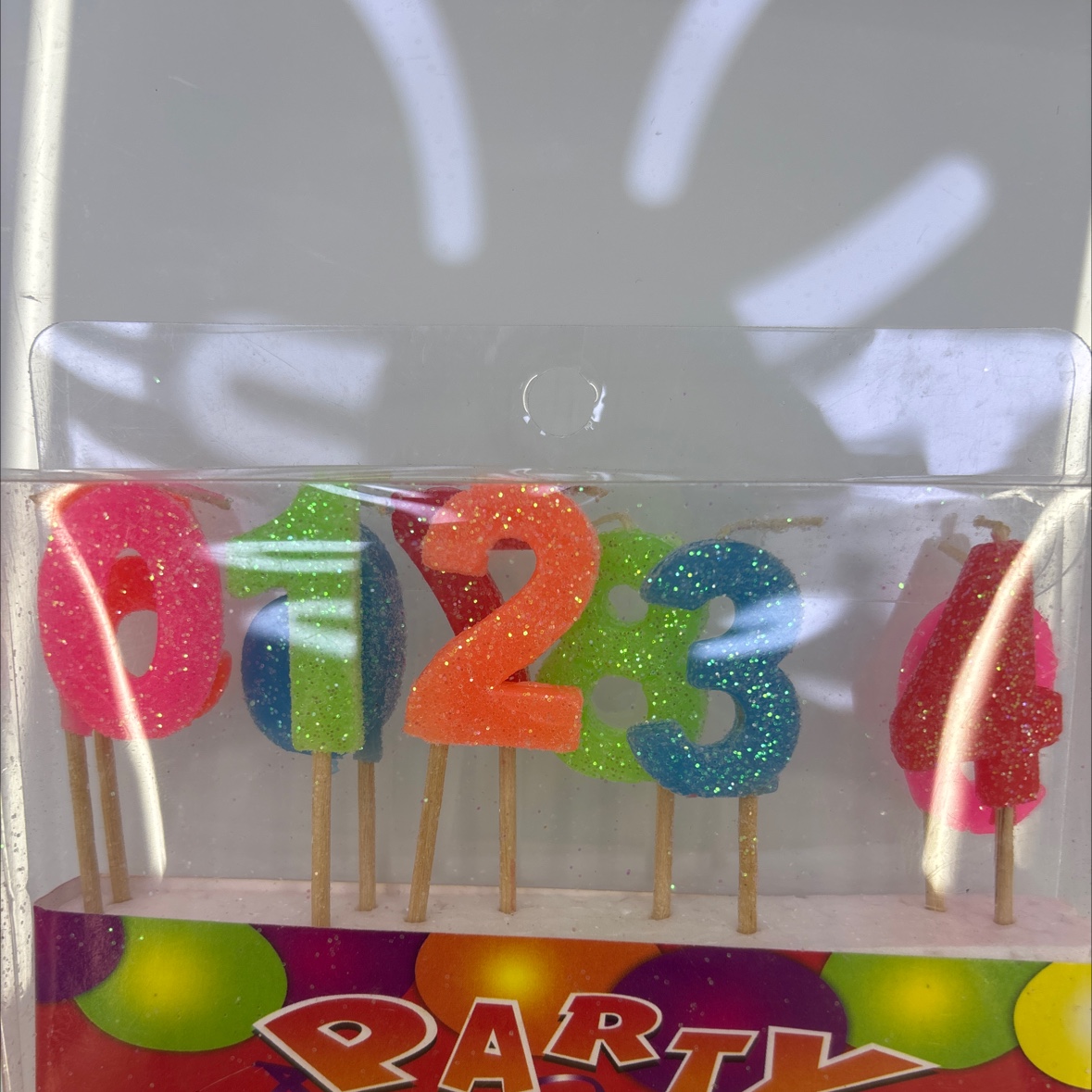 Maple Forest birthday candles, gold powder-shaped candles, colorful digital party candles, cake insert birthday candles