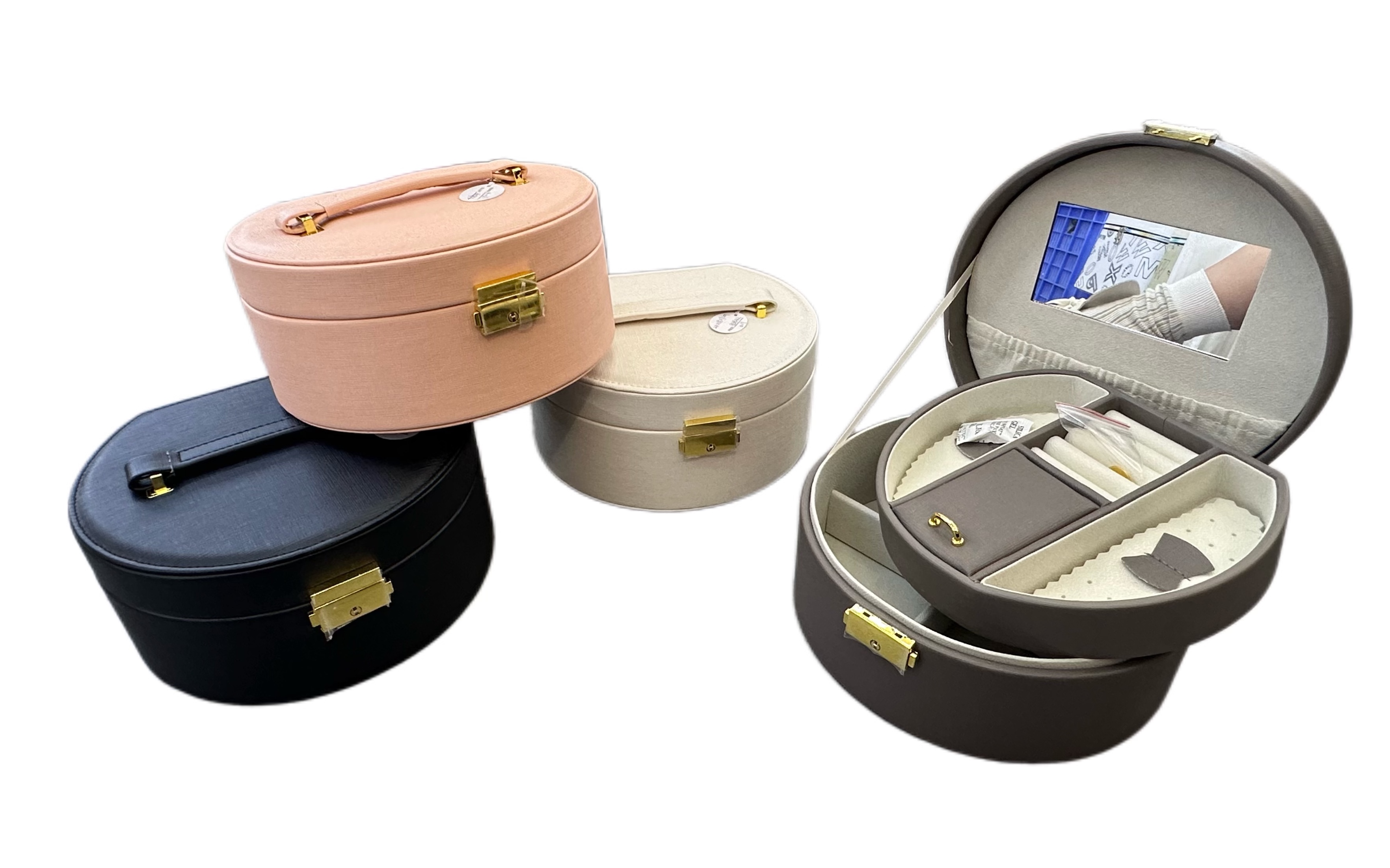 双层首饰盒收纳包