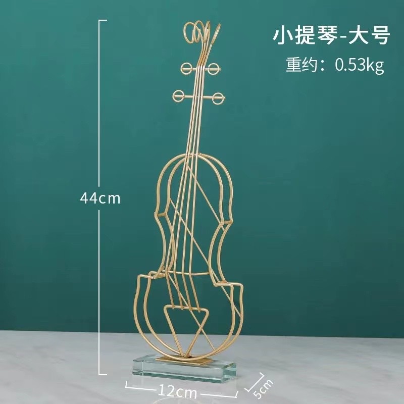 工艺品、摆件，铁艺摆件、小提琴摆件