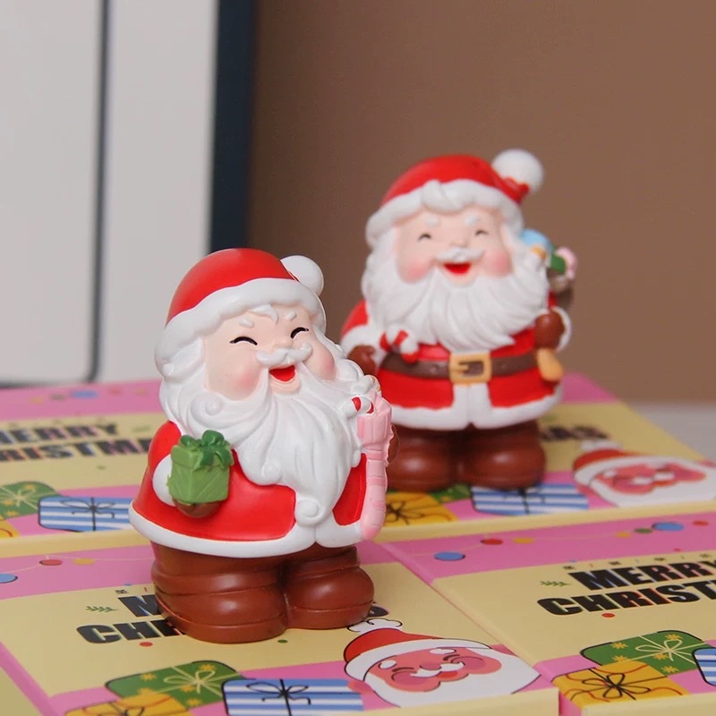 圣诞节奇妙盲盒圣诞老人家居装饰品可爱圣诞礼物潮玩手办摆件送礼车用汽车用品细节图