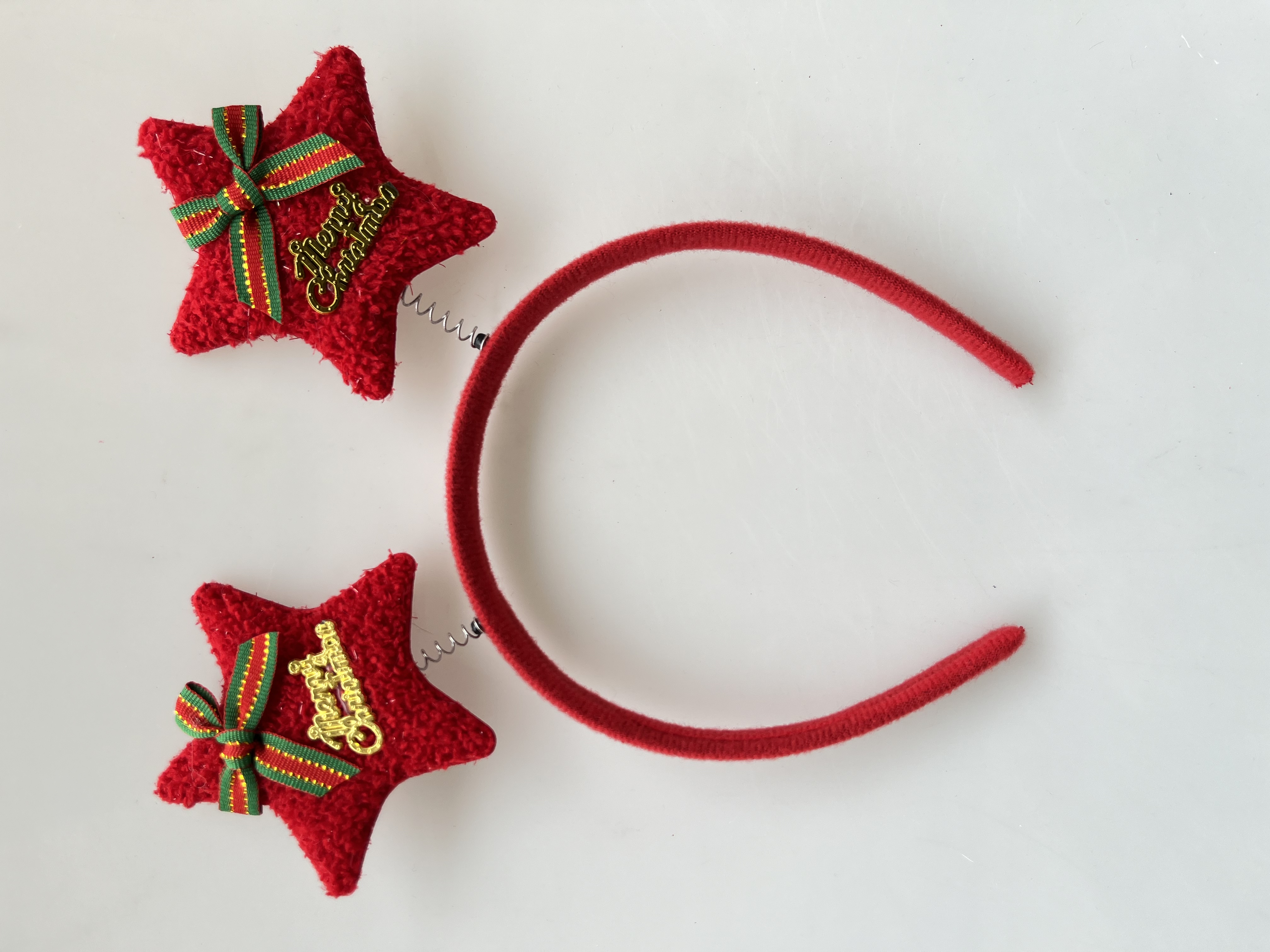 圣诞发箍头饰五角星头发装饰细节图