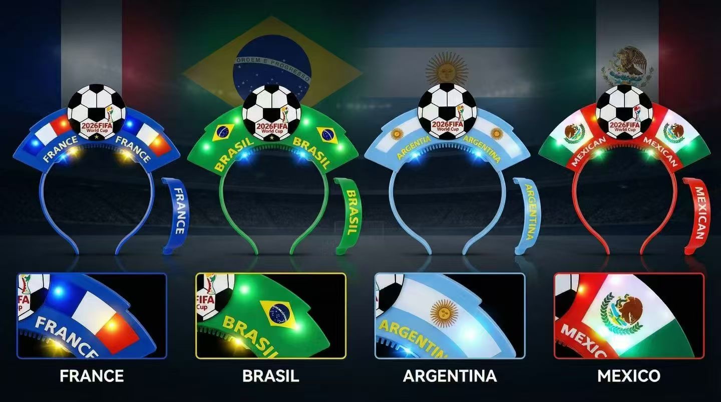 发光发亮足球⚽️头饰产品图