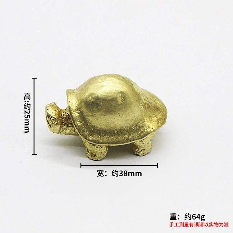 Factory direct sales of solid brass turtle ornaments, household ornaments, copper ornaments, copper ornaments detail image 9