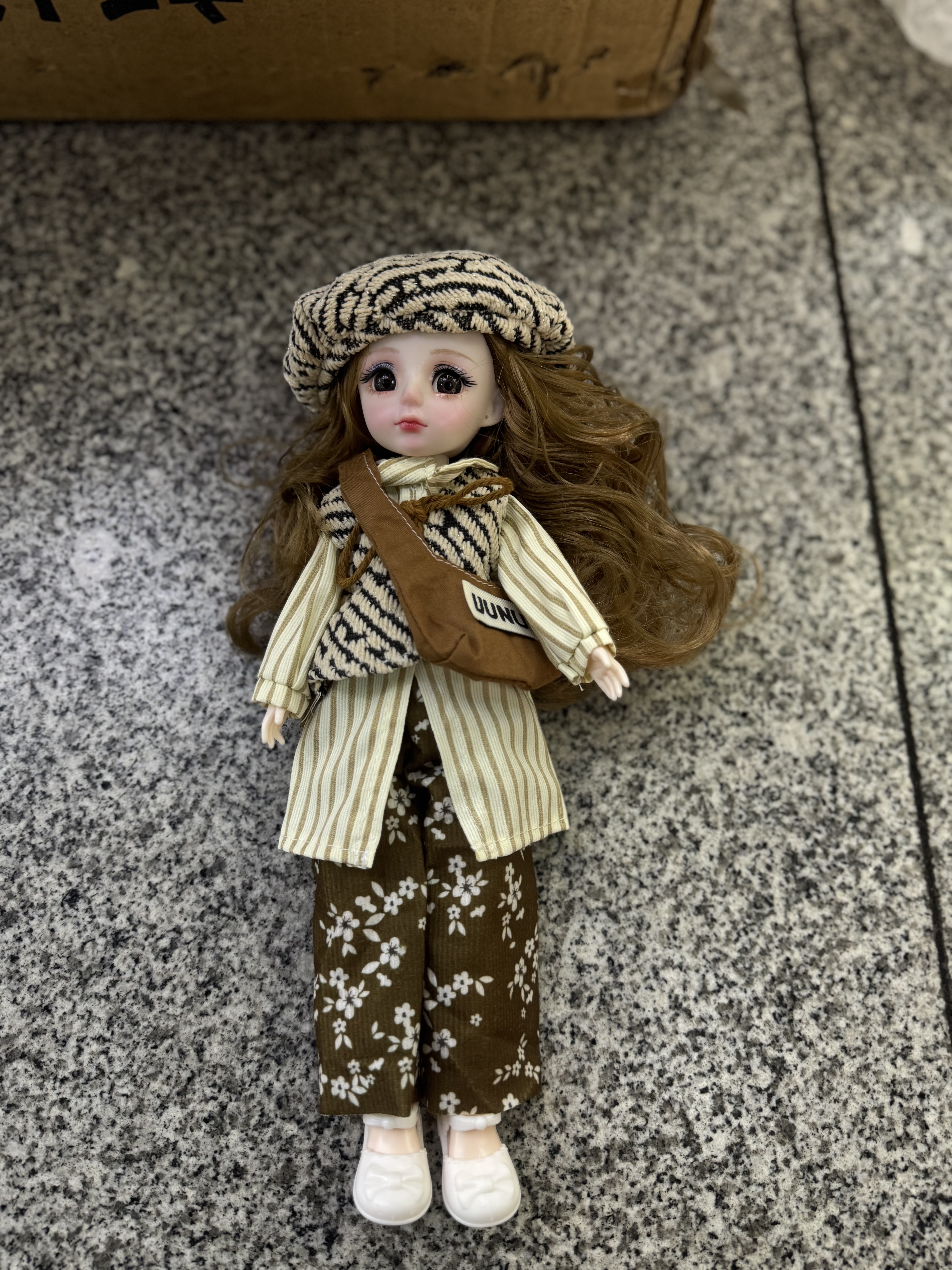 重工，时尚玩偶，精致，精美时尚的头发，时尚可脱卸的衣服加上配件产品图