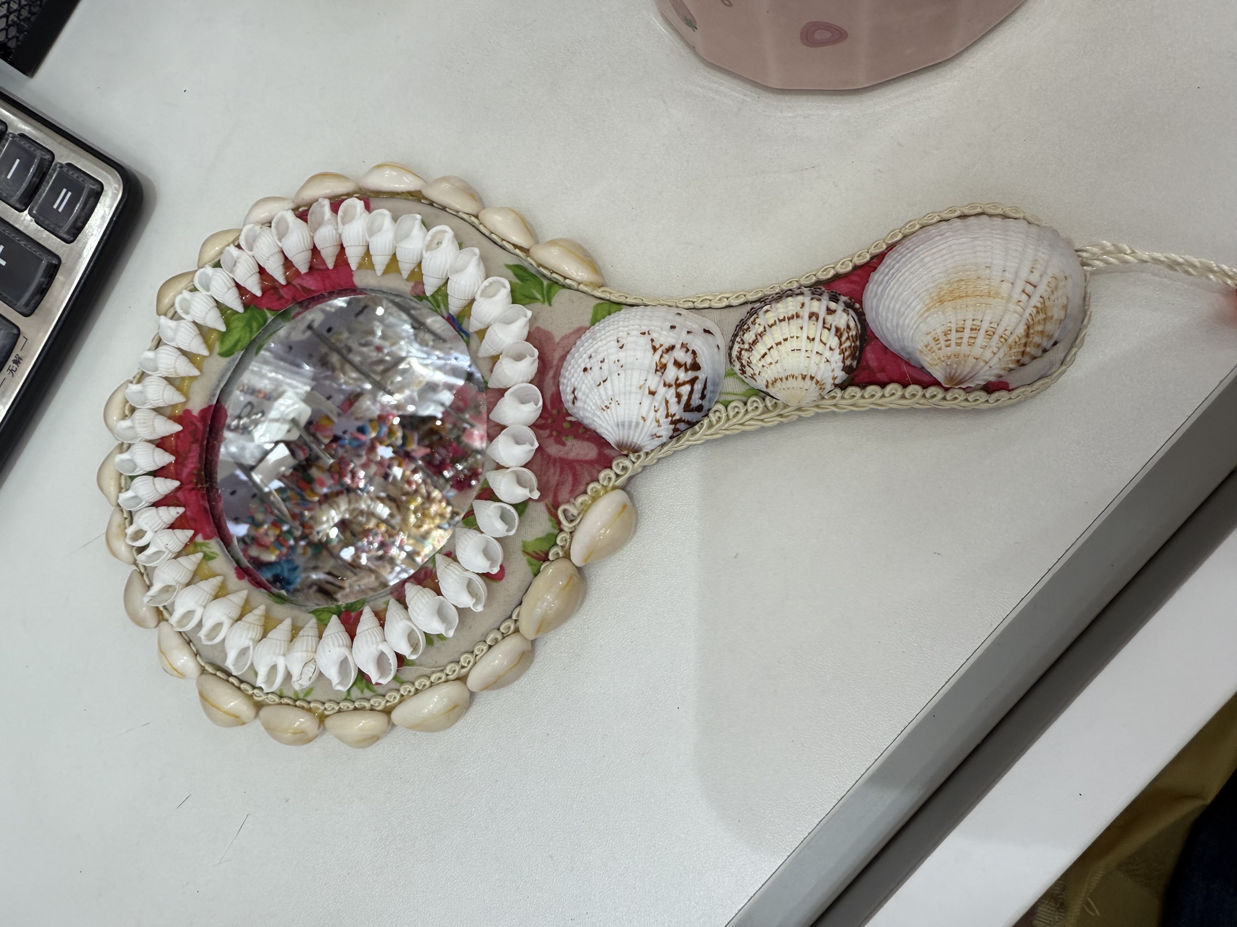 海螺贝壳风铃装饰虾夷贝花螺海螺壳工艺品摆件创意礼品自然素材贝壳海螺