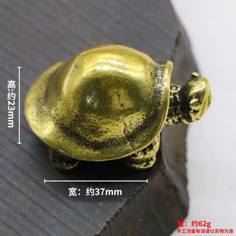 Factory direct sales of solid brass turtle ornaments, household ornaments, copper ornaments, copper ornaments detail image 8