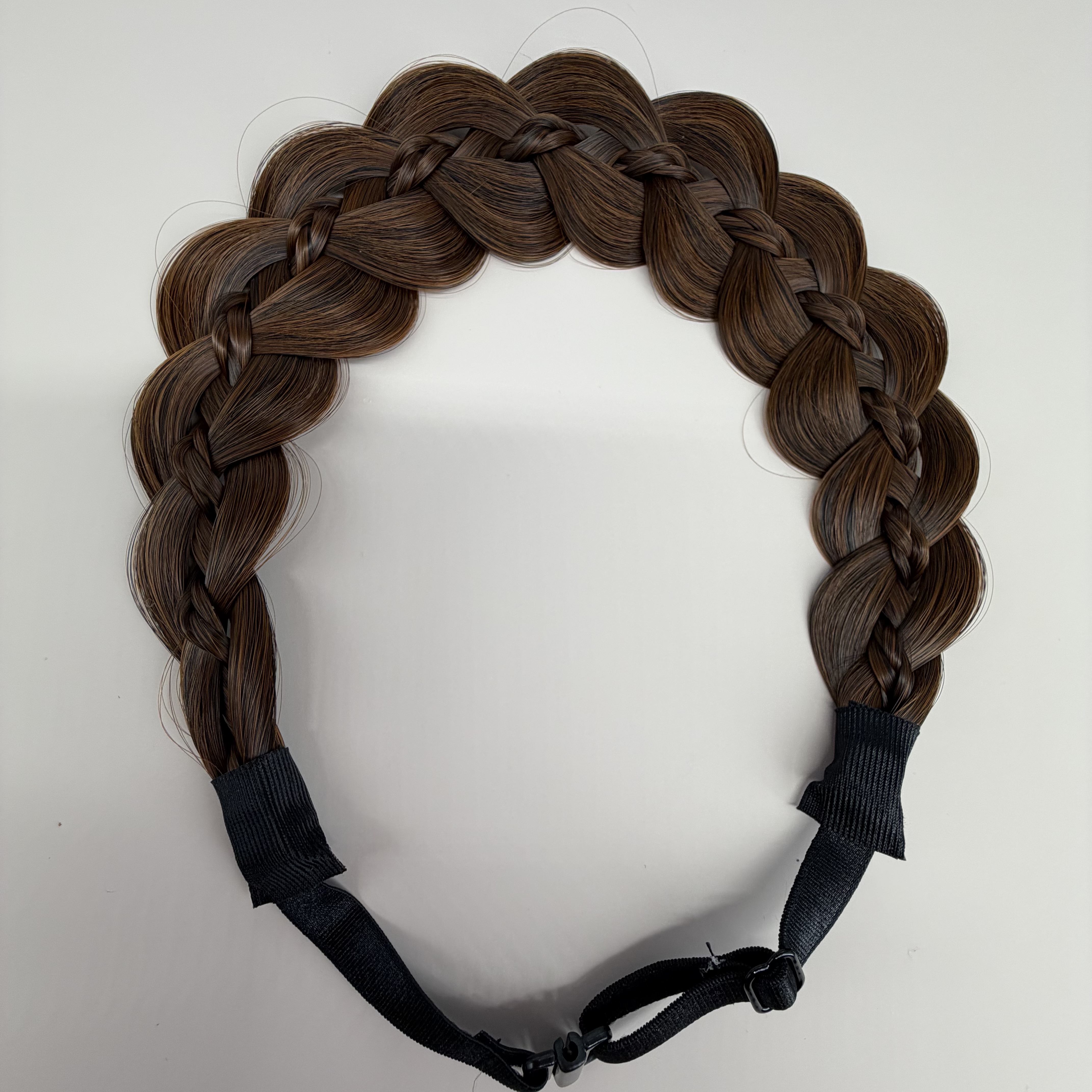 磁吸发箍假发一体鱼骨麻花辫新款编发头饰盘发带增高颅顶发饰头箍详情7