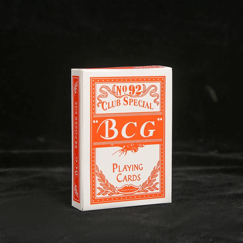 BCG小蜜蜂扑克牌德州扑克牌 娱乐休闲卡牌创意花切表演纸牌批发白底实物图